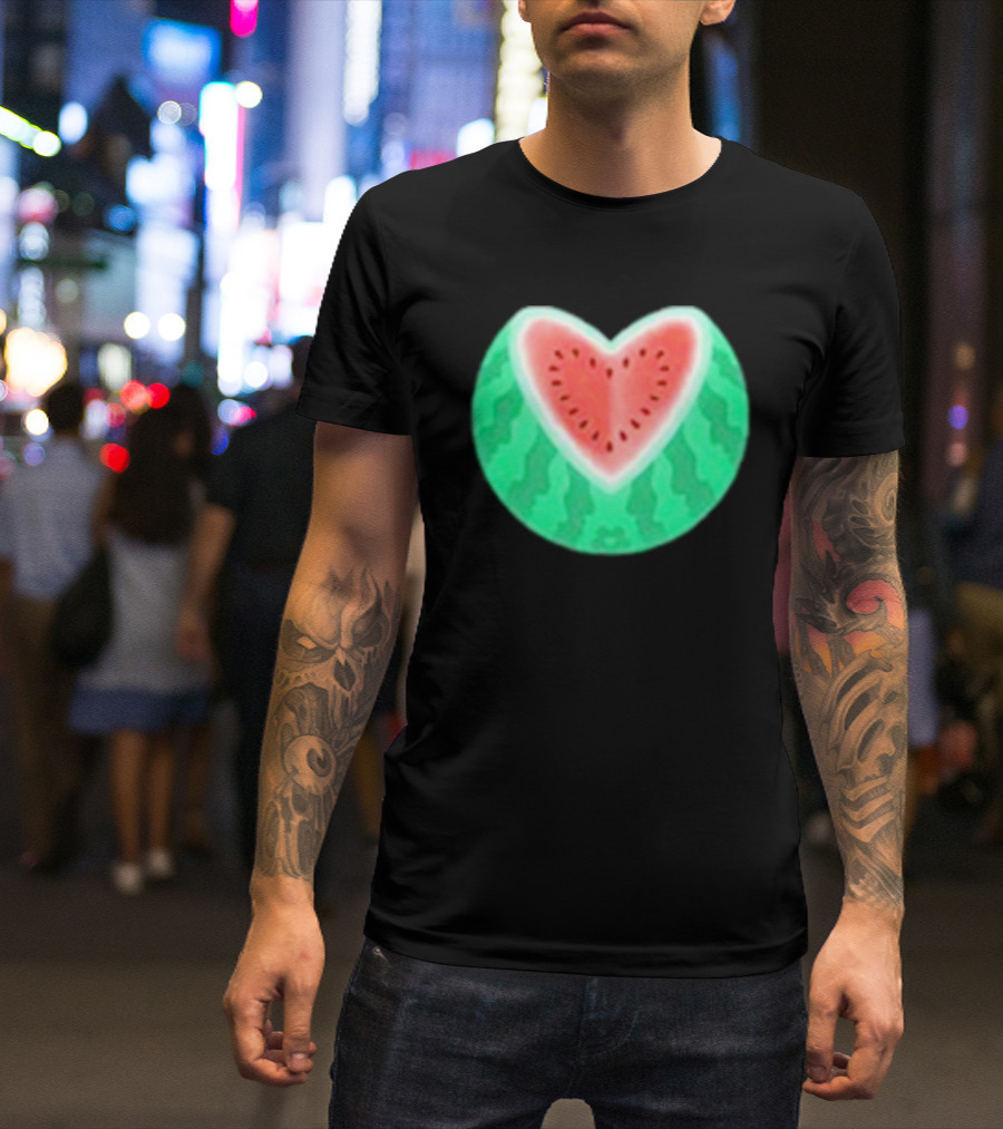 The Yetee Watermelon Heart T-Shirt