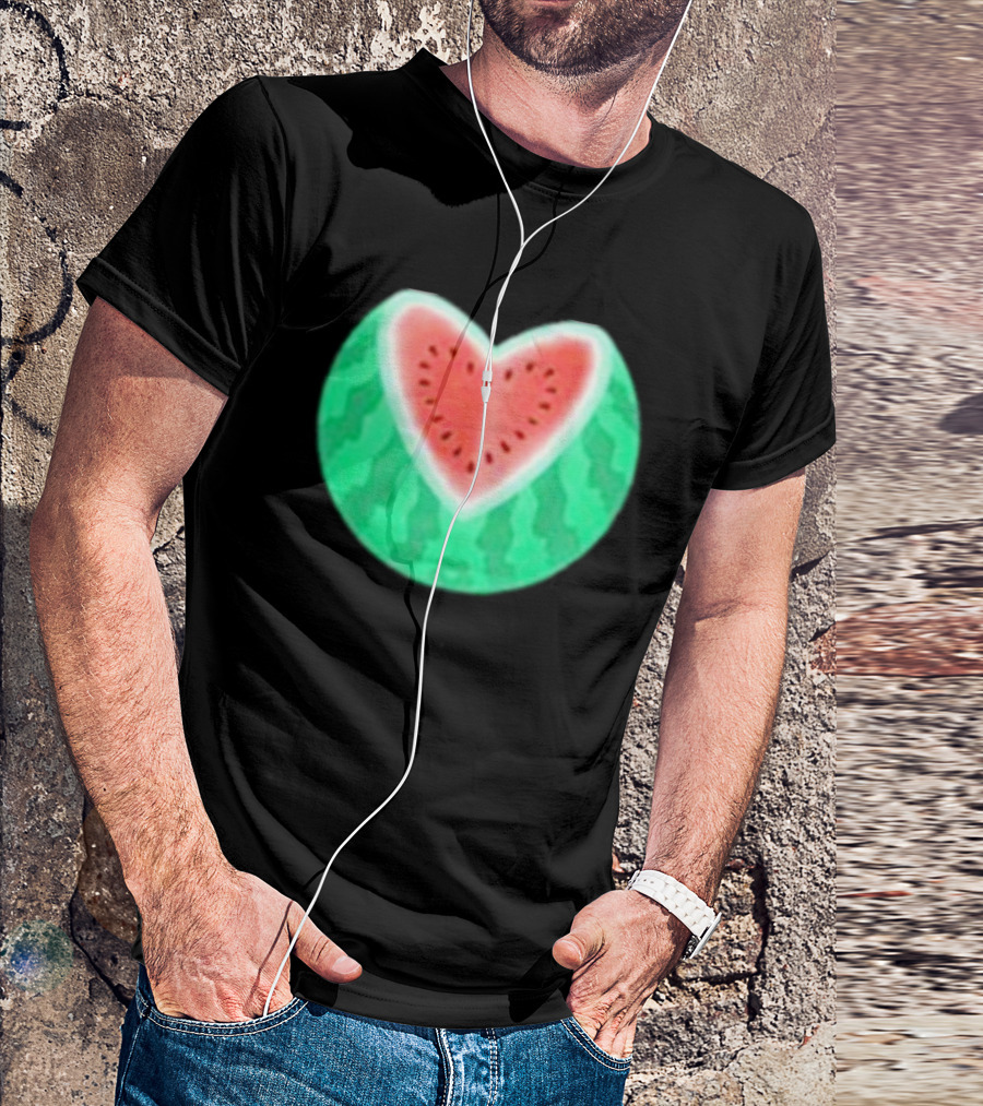 The Yetee Watermelon Heart T-Shirt