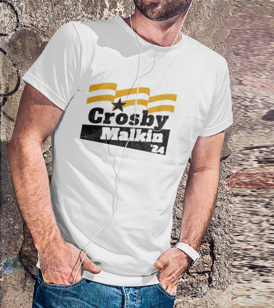 Crosby Malkin '24 Hockey Stars Campaign T-Shirt
