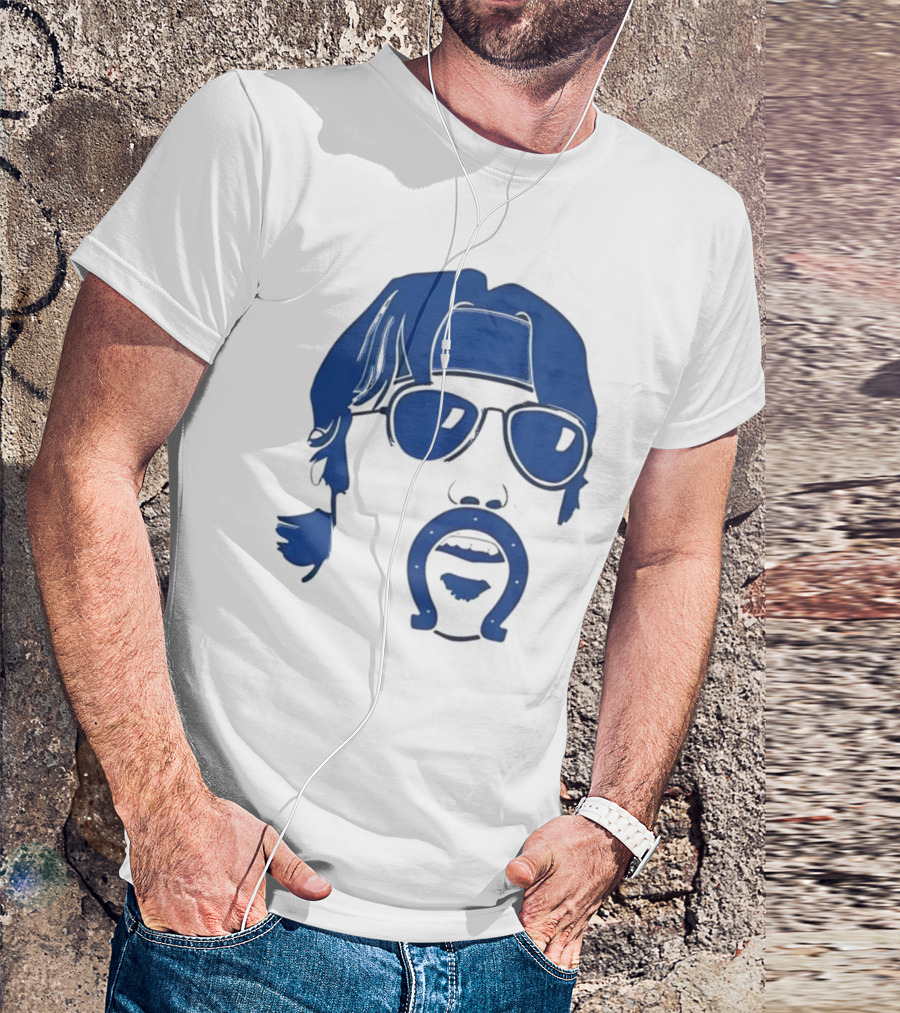 Minshew Mania Mustache Horseshoe Colts T-Shirt