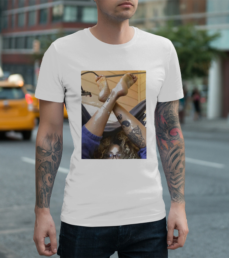 Omgitsbratch Yoga Yin Yang Tattoo Handstand T-Shirt