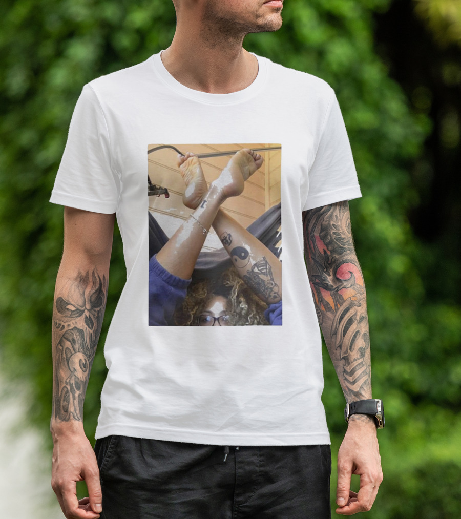 Omgitsbratch Yoga Yin Yang Tattoo Handstand T-Shirt