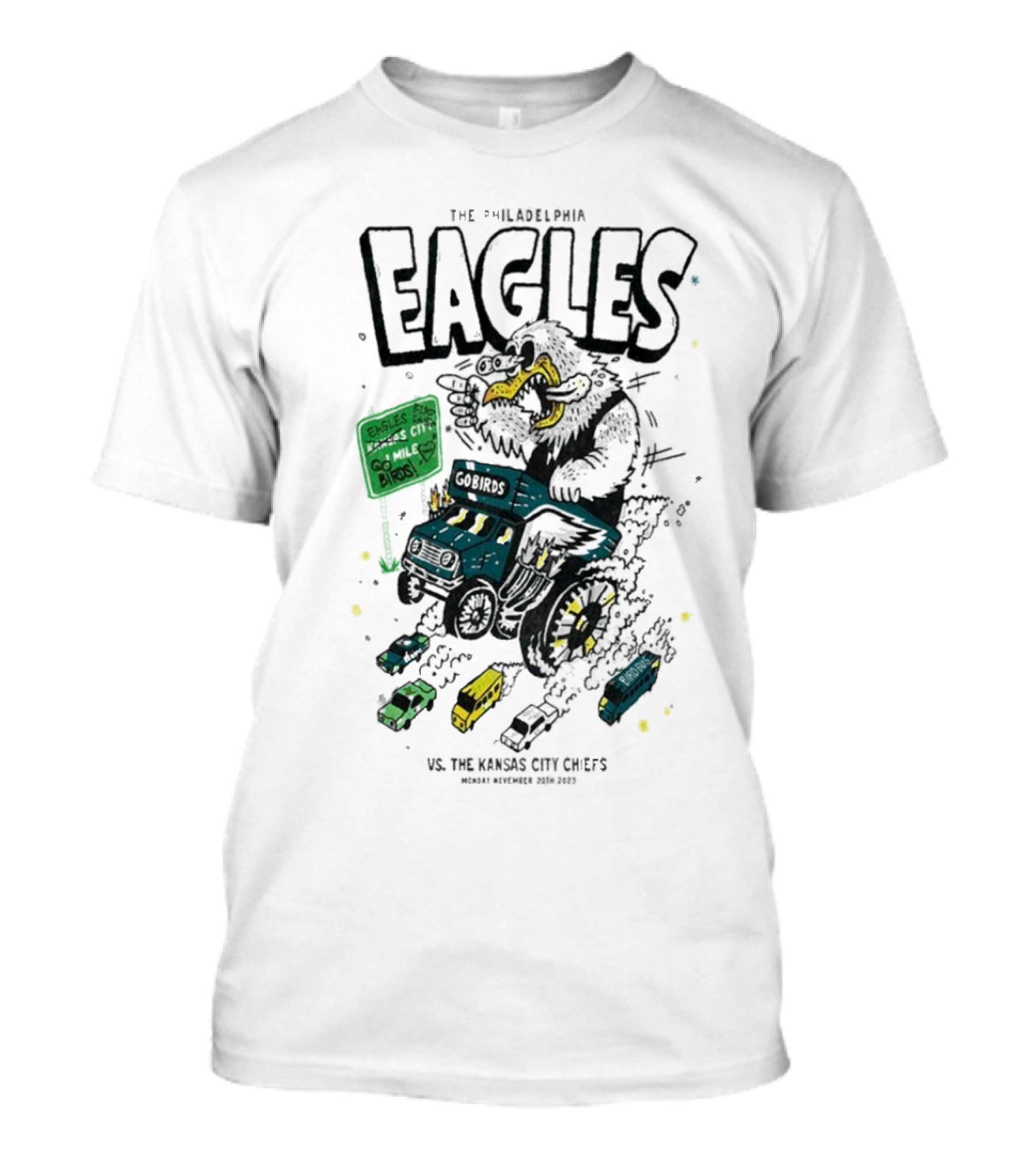 Eagles Go Birds Kansas City 11-20-2023 T-Shirt