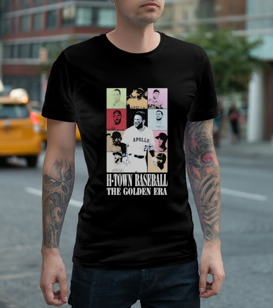 H-Town Baseball Apollo The Golden Era T-Shirt