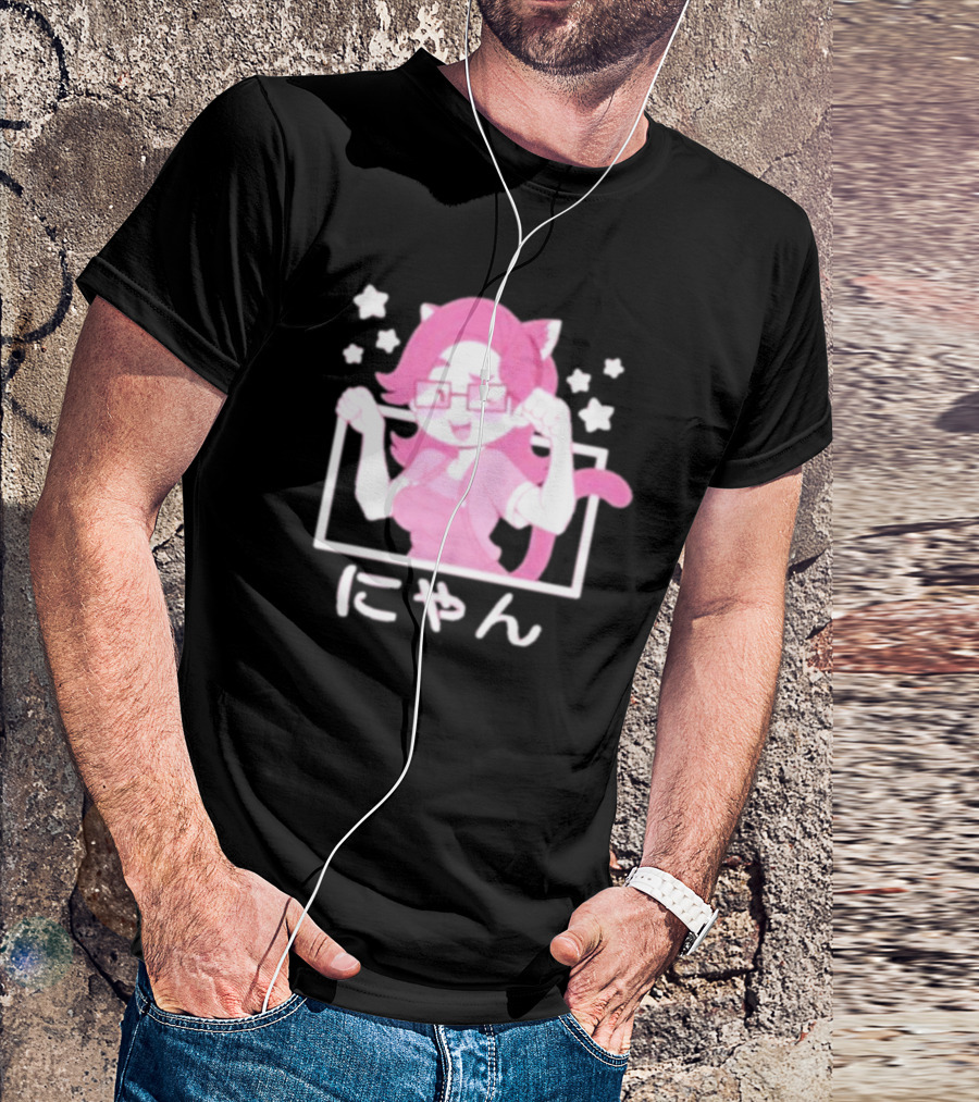 Saberspark Sabie Nyan ゃん Cat Girl Anime T-Shirt