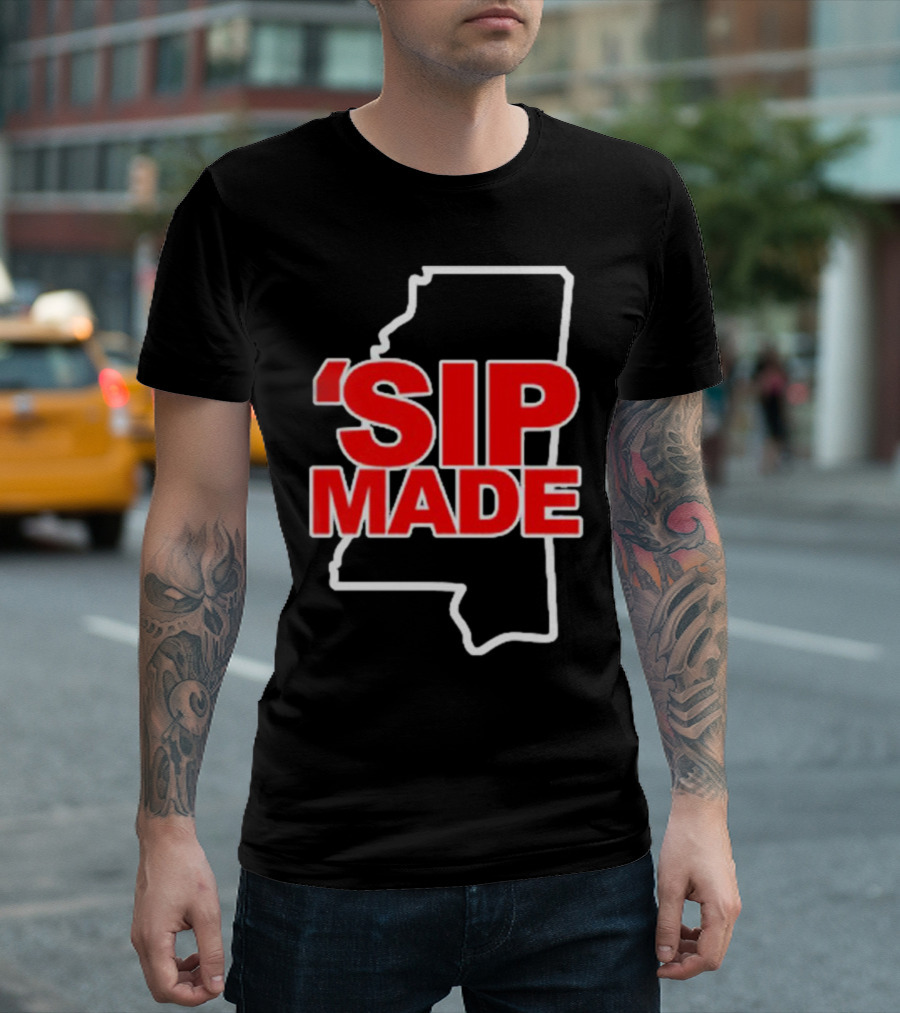 'SIP MADE Mississippi Outline Bolden T-Shirt