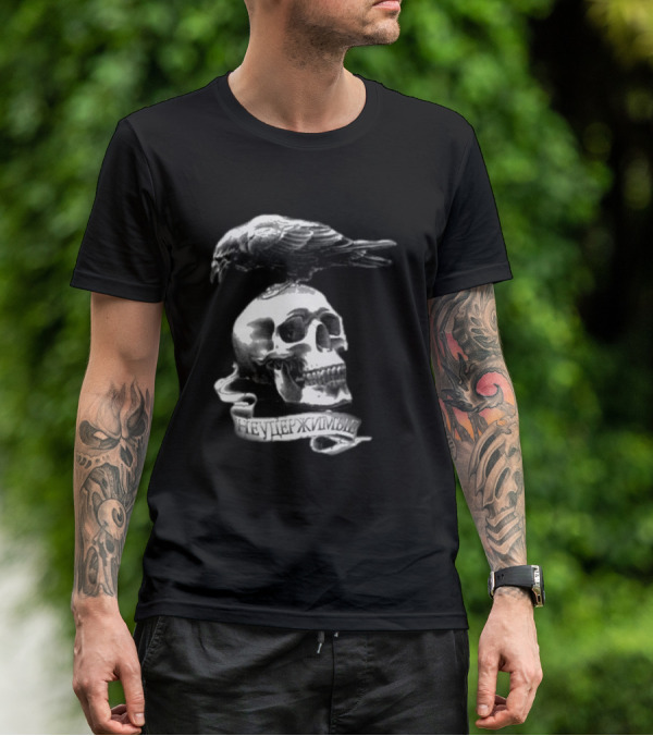 Sylvester Stallone Skull And Crow Bird The Expendables Неудержимый T-Shirt