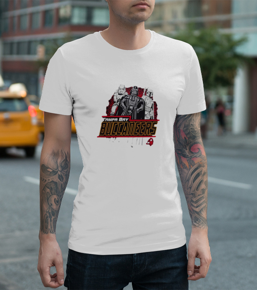 Tampa Bay Buccaneers Star Wars Crossover Junk Food T-Shirt