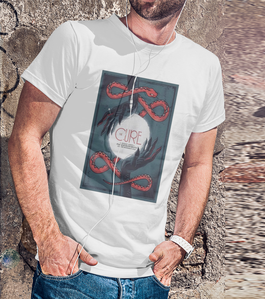 The Cure Buenos Aires November 25 Argentina Phantom Hands And Serpents T-Shirt