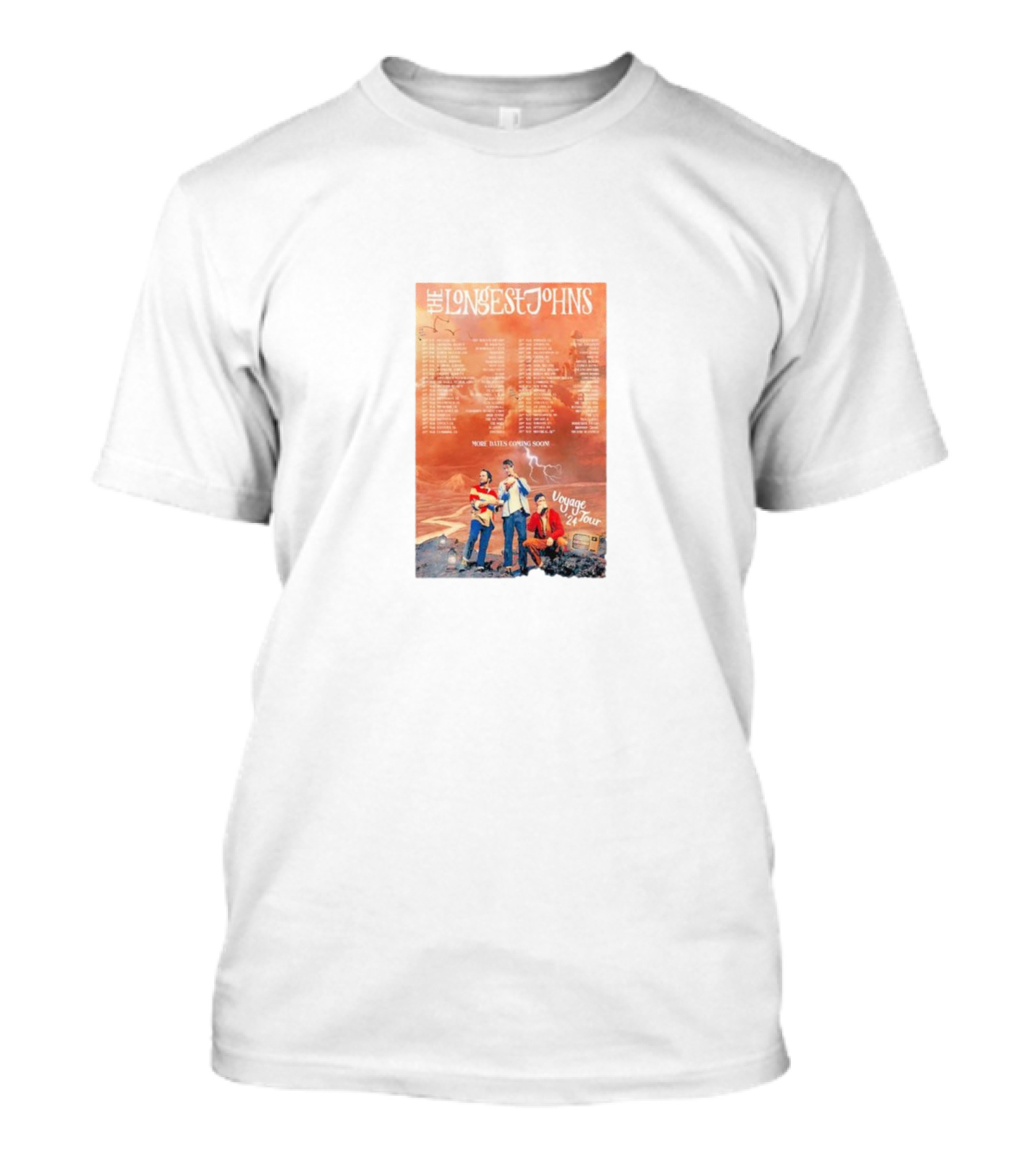 The Longest Johns Voyage Tour ’24 Dates More Coming Soon T-Shirt
