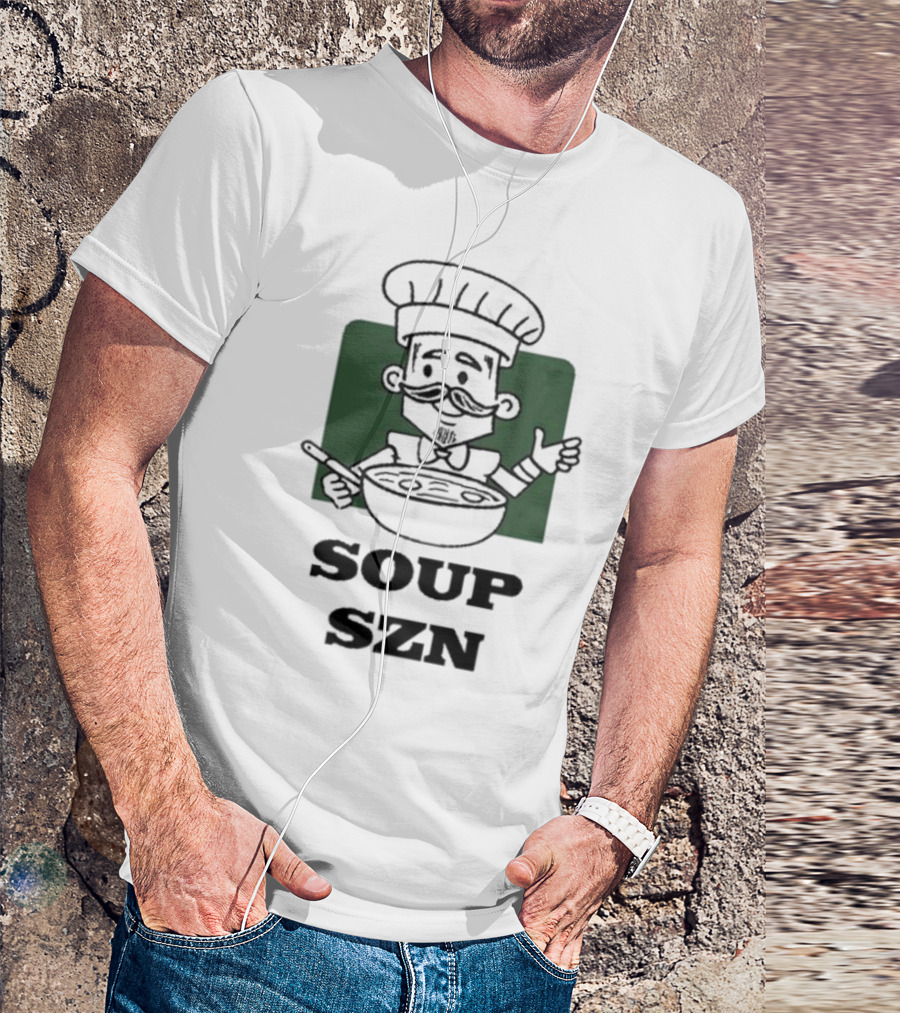 Soup Szn Chef Cartoon Cooking Bowl T-Shirt