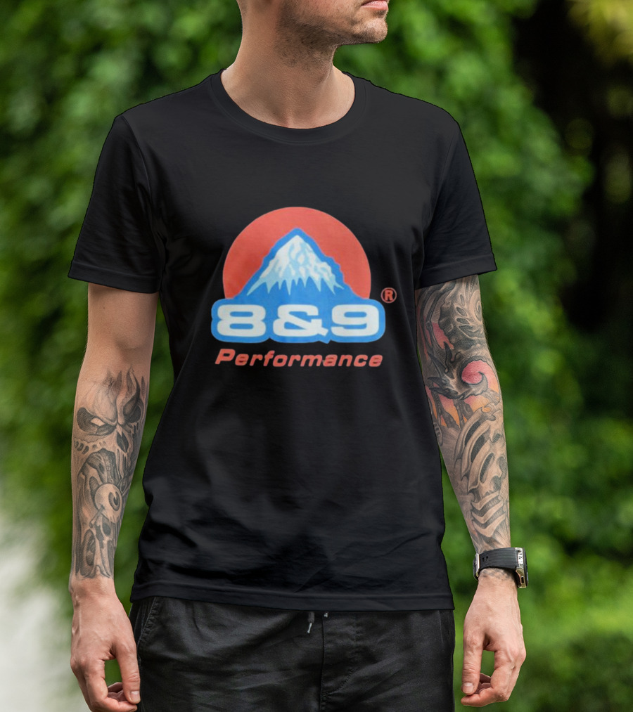 8 And 9 Performance Mountain T-Shirt