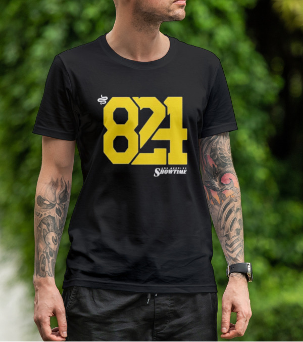 824 Los Angeles Showtime Mamba Day Unity Reptile T-Shirt