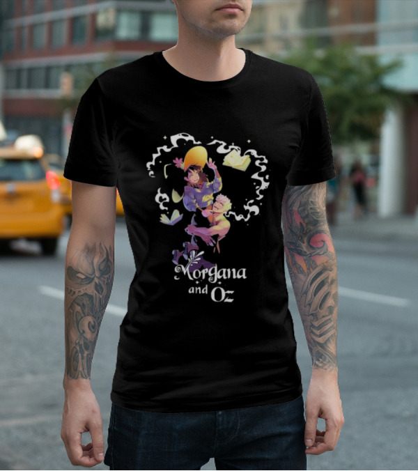 Morgana And Oz Floating Books Magic Adventures T-Shirt