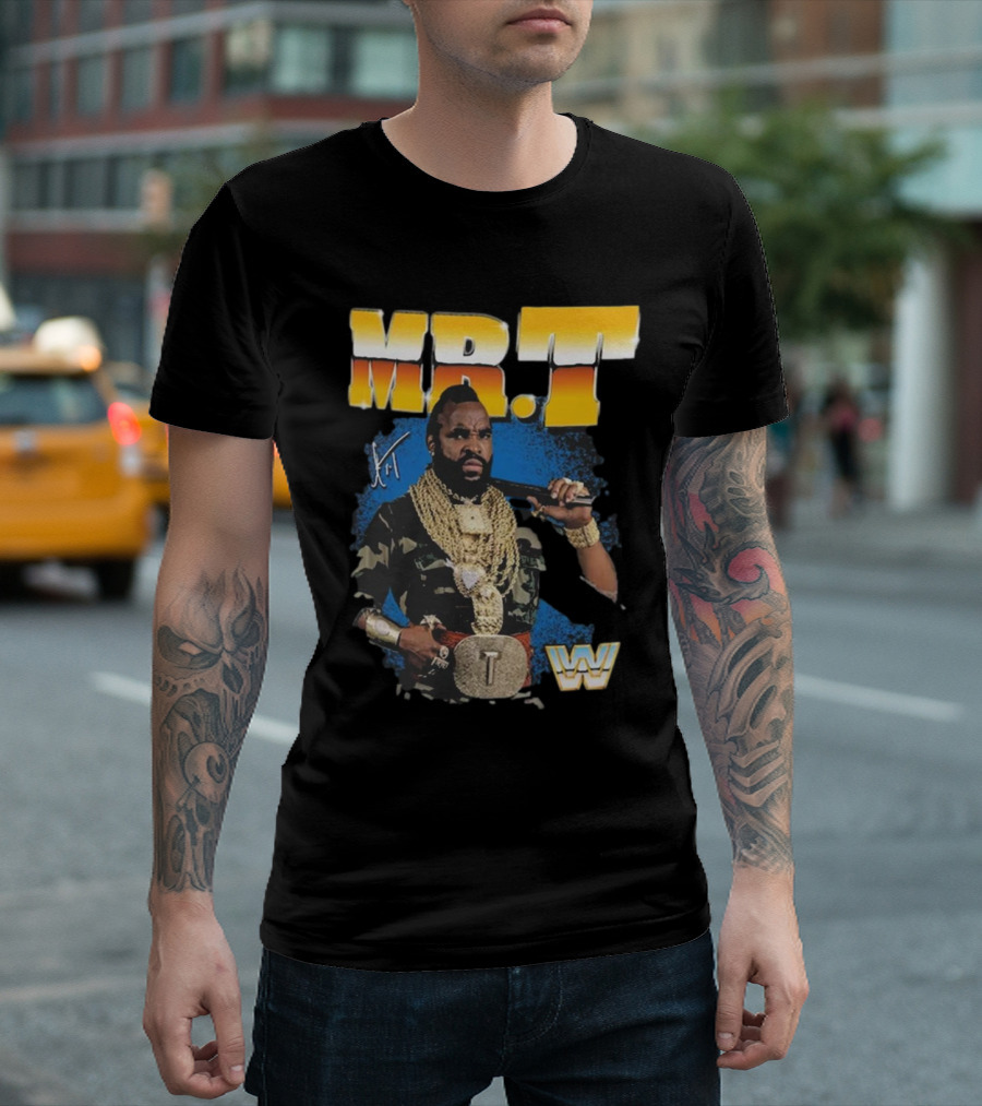 MR. T Signature Camouflage Chains Iconic T-Shirt