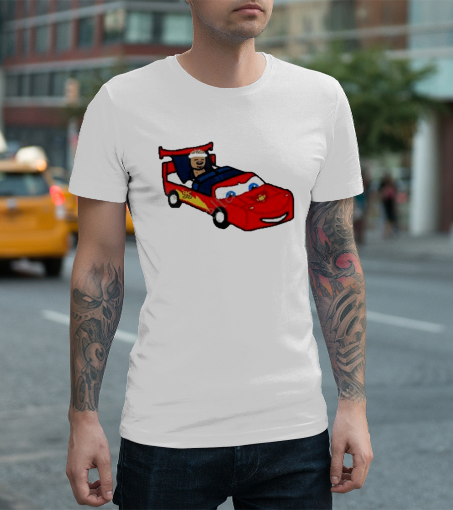 Nbapaint Kyle Snooze-ma with Racing Car T-Shirt