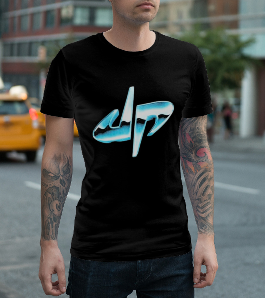 Dude Perfect DP Chrome Blue T-Shirt