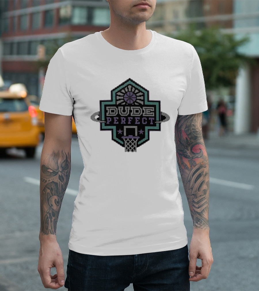 Dude Perfect Basketball Scoreboard T-Shirt