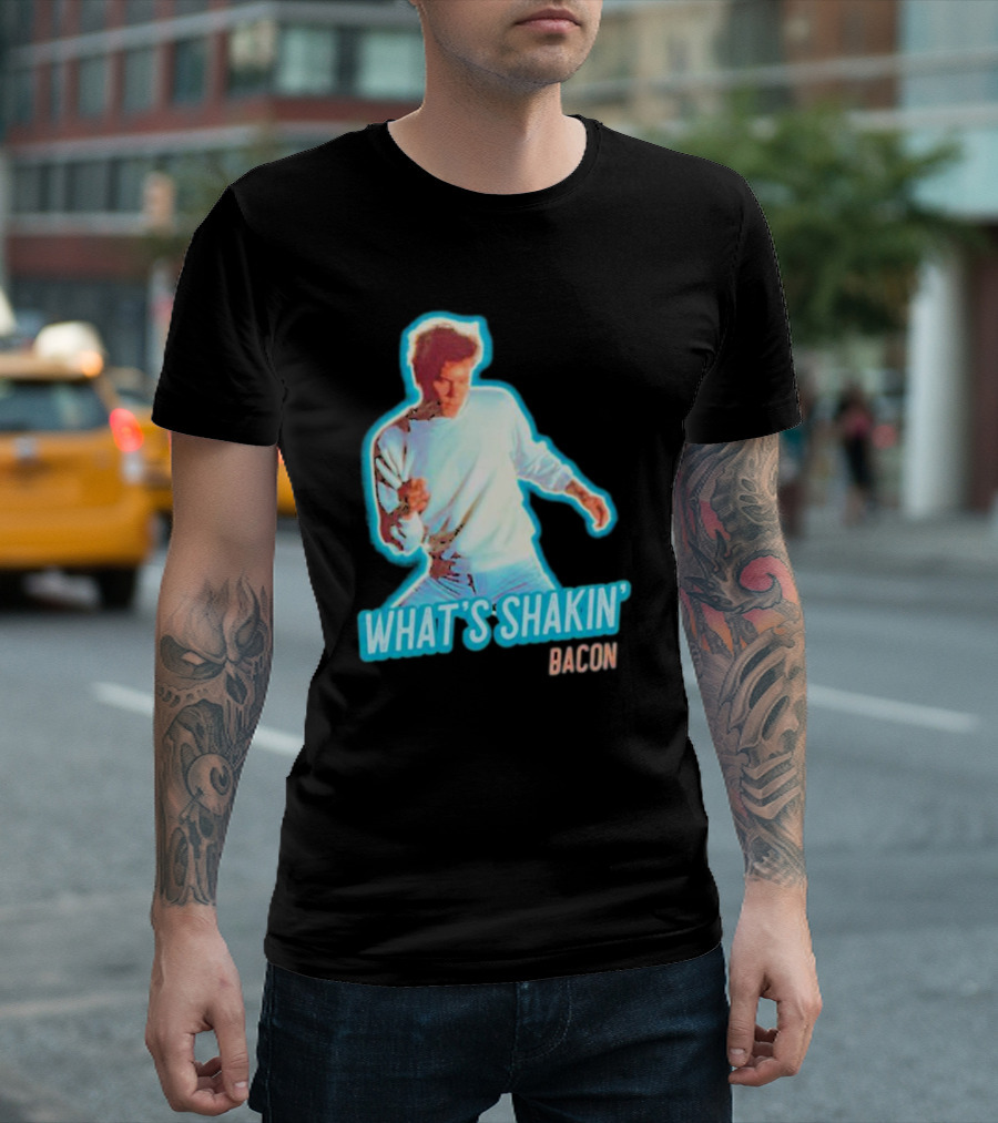 Footloose 40th Anniversary What’s Shakin’ Bacon Retro Dance T-Shirt