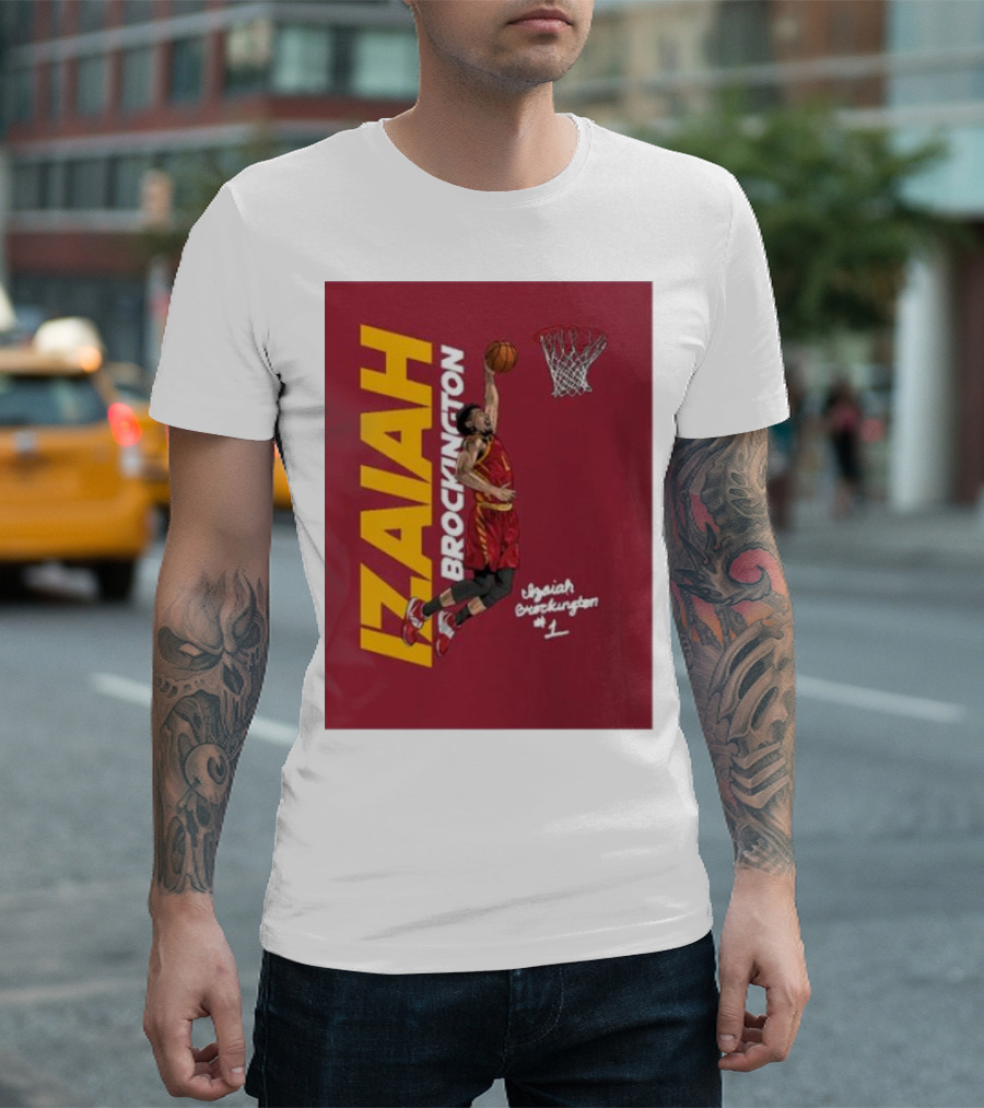 Izaiah Brockington Basketball Dunk #1 Youth T-Shirt
