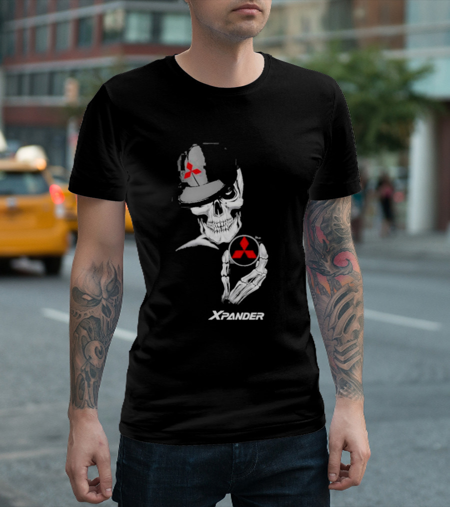 Xpander Skeleton Mitsubishi Logo Cap T-Shirt