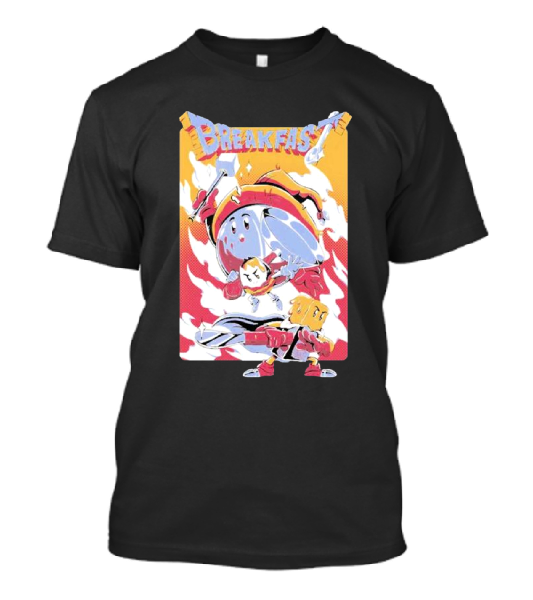 Breakfast Quest Heroes Toast Battlers T-Shirt