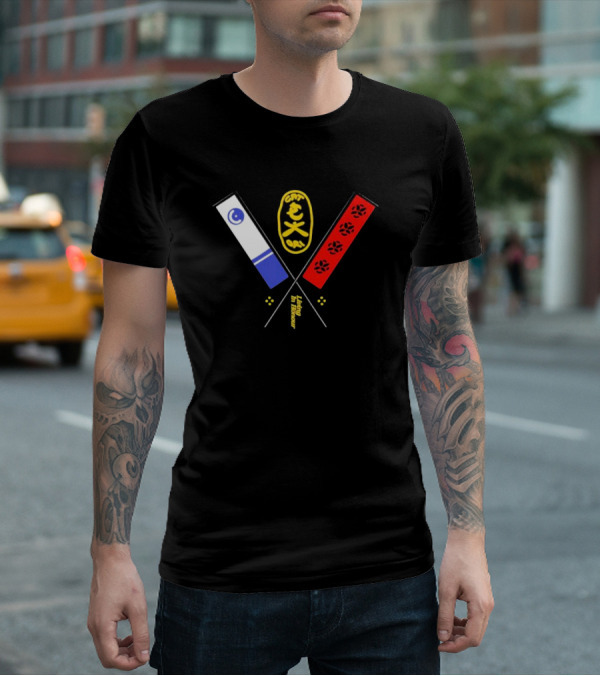 Catori Living In Honour CAT 91 Iconic Symbolic Flags With Paws T-Shirt