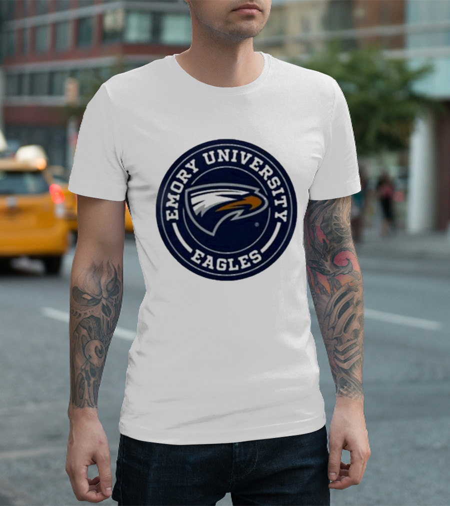 Emory University Eagles Circle Emblem T-Shirt