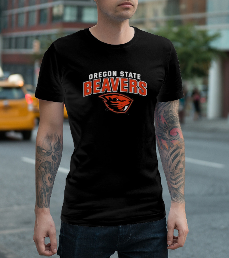 Oregon State Beavers Athletic Mascot T-Shirt