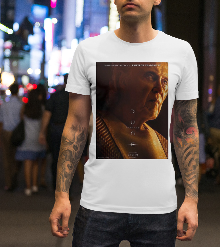 Christopher Walken As Emperor Shaddam IV In Dune Part Two T-Shirt