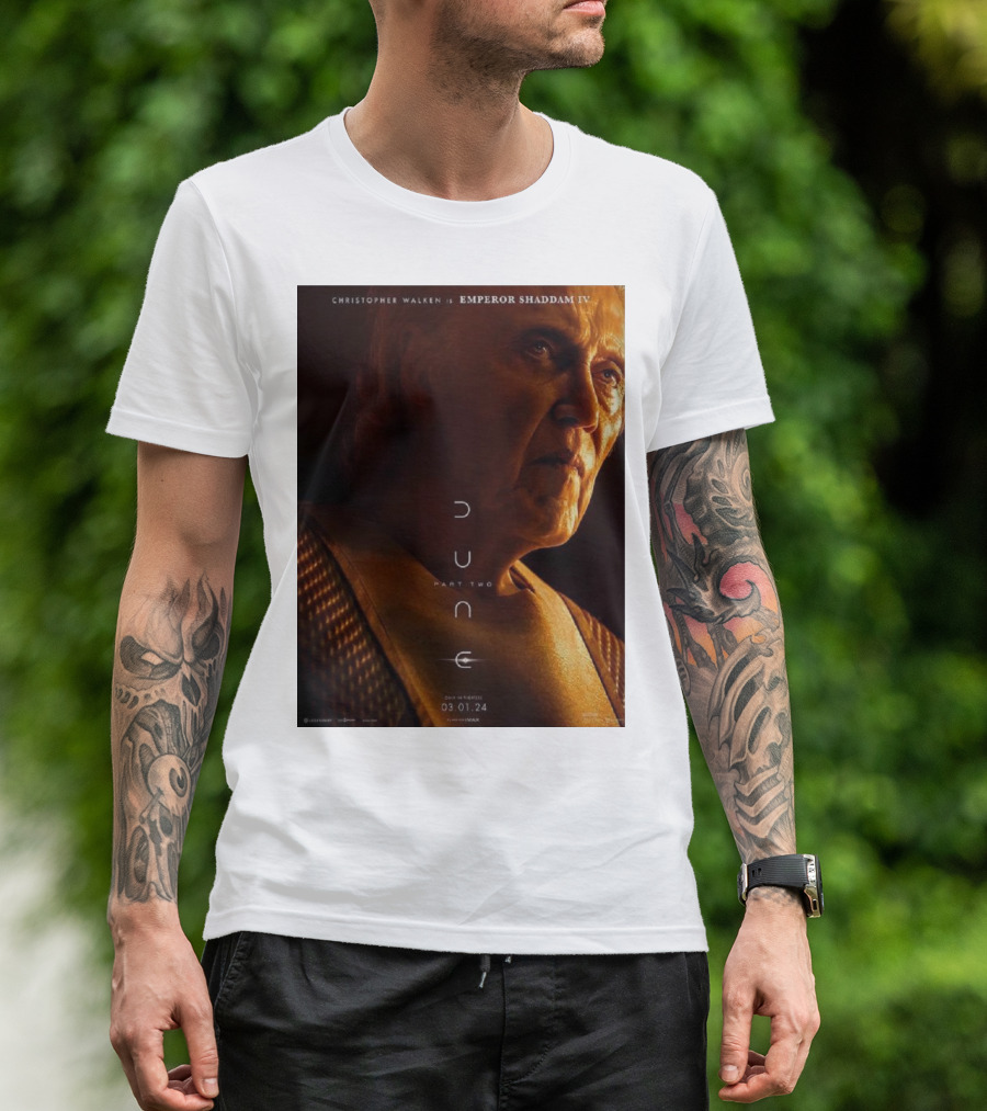 Christopher Walken As Emperor Shaddam IV In Dune Part Two T-Shirt