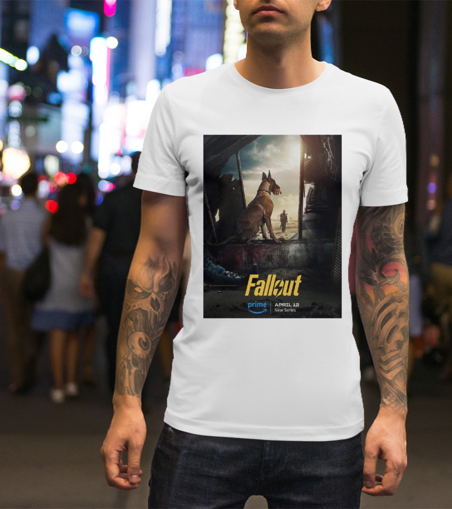 Fallout Prime April 12 New Series Dogmeat T-Shirt