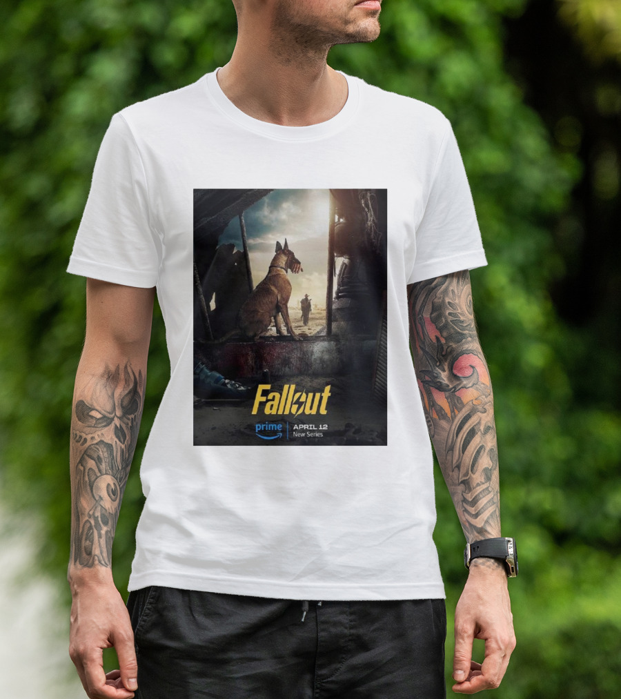 Fallout Prime April 12 New Series Dogmeat T-Shirt