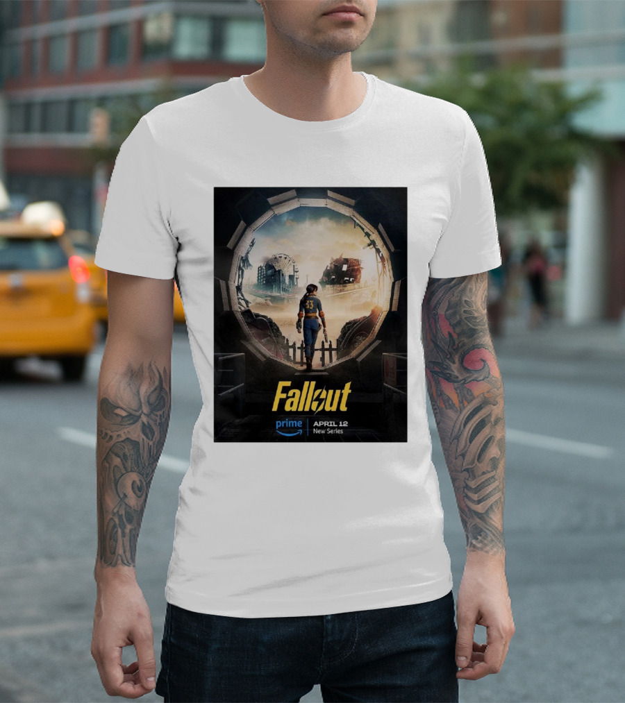 Prime Fallout New Series April 12 Featuring Ella Purnell As Lucy T-Shirt