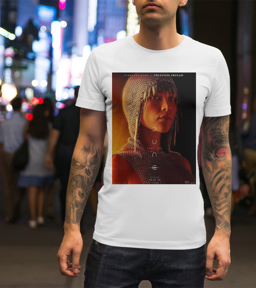 Florence Pugh As Princess Irulan In Dune Part Two March 7 T-Shirt