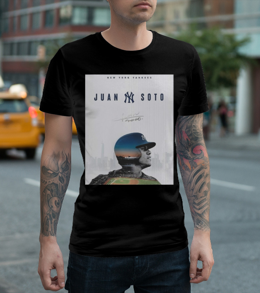 Juan Soto New York Yankees Vintage Merch Soto Yankees T-Shirt