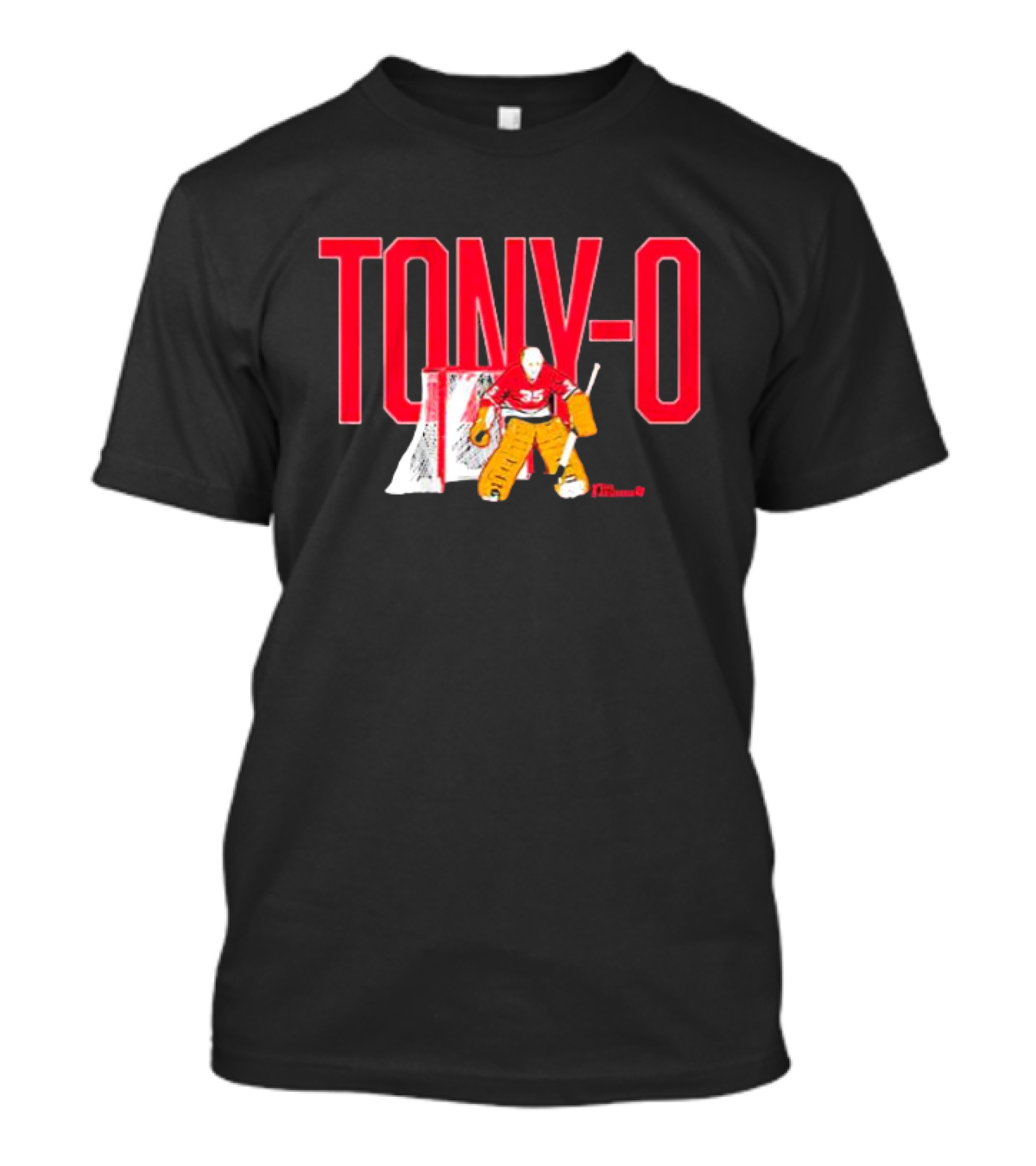 TONY-O Number 35 Hockey Goalie T-Shirt