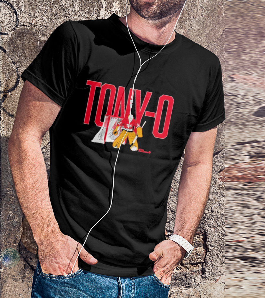 TONY-O Number 35 Hockey Goalie T-Shirt