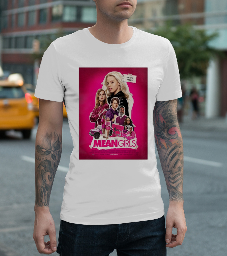 Mean Girls 2024 Plastic Is Forever January 12 Movie T-Shirt