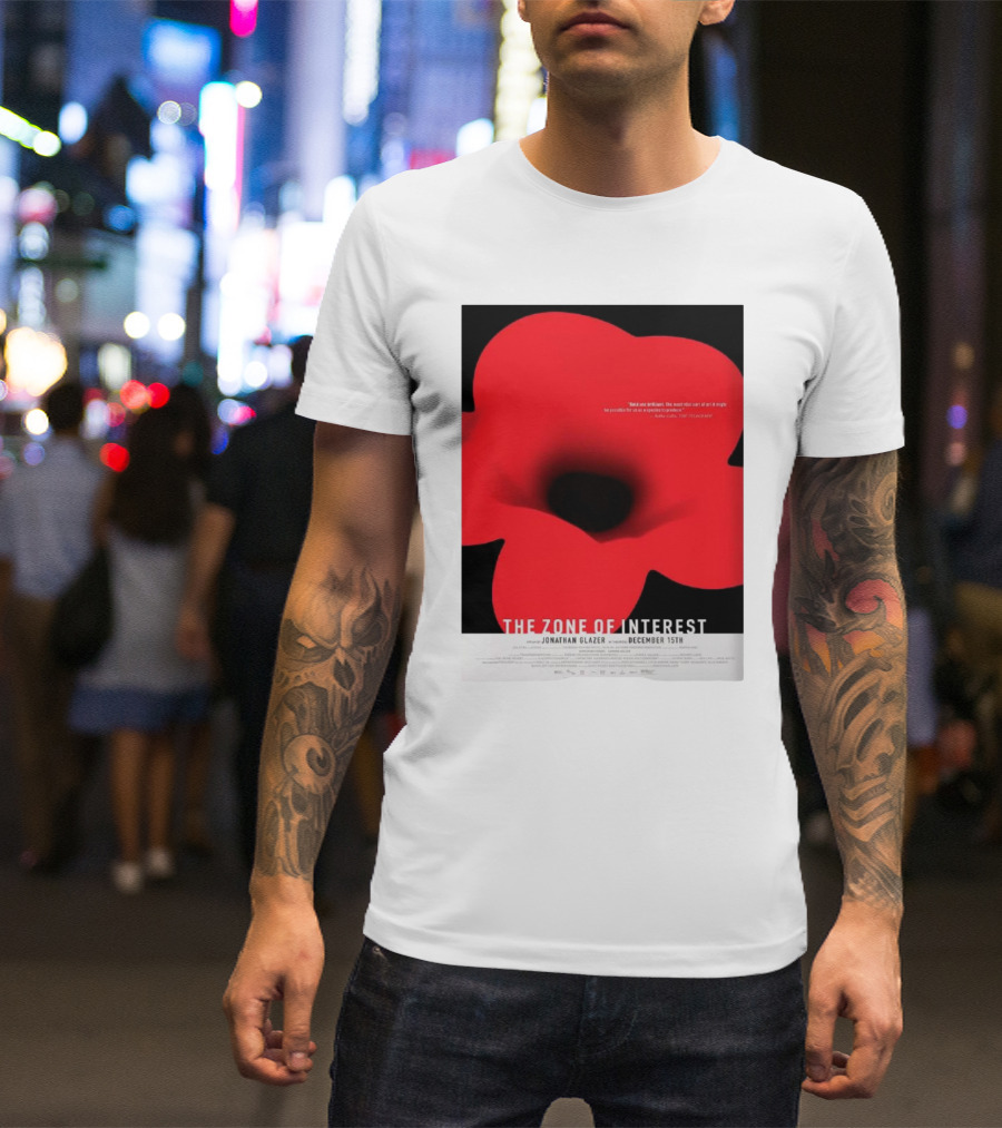 The Zone Of Interest Jonathan Glazer December 15th Red Flower T-Shirt