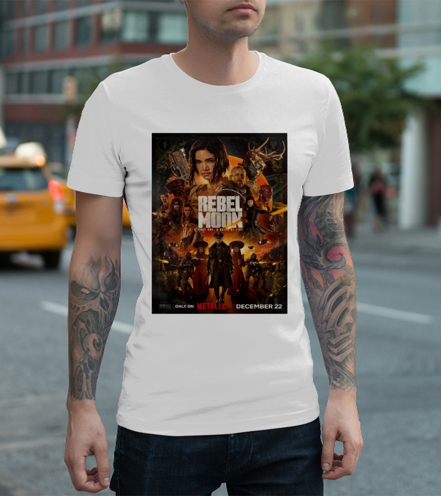 Rebel Moon Part One A Child Of Fire Only On Netflix December 22 T-Shirt
