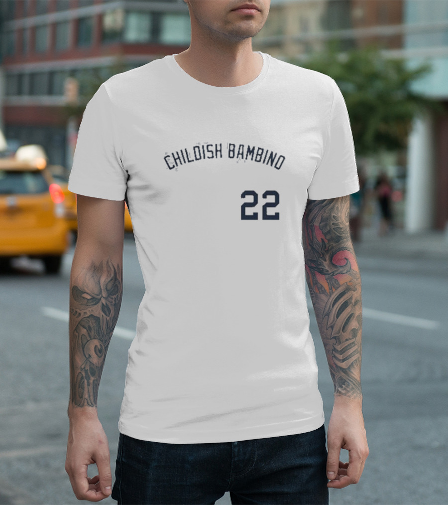 Childish Bambino 22 Comfort Colors Baseball T-Shirt