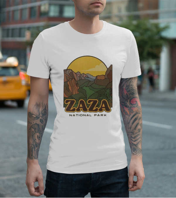 Fourtwenty Zaza National Park Scenic Wilderness Vista T-Shirt