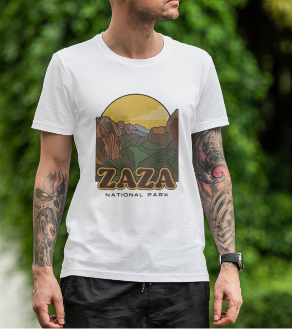 Fourtwenty Zaza National Park Scenic Wilderness Vista T-Shirt