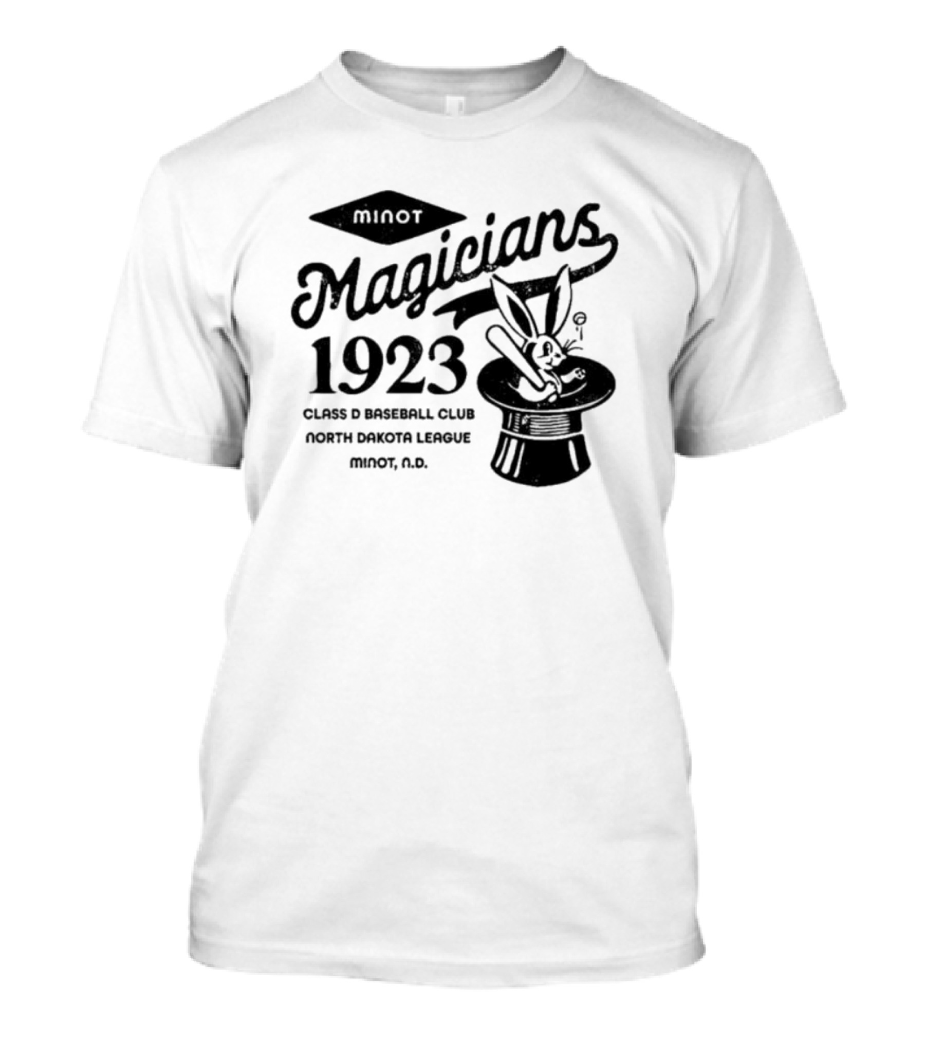 Minot Magicians 1923 Class D Baseball Club North Dakota League Minot N.D T-Shirt