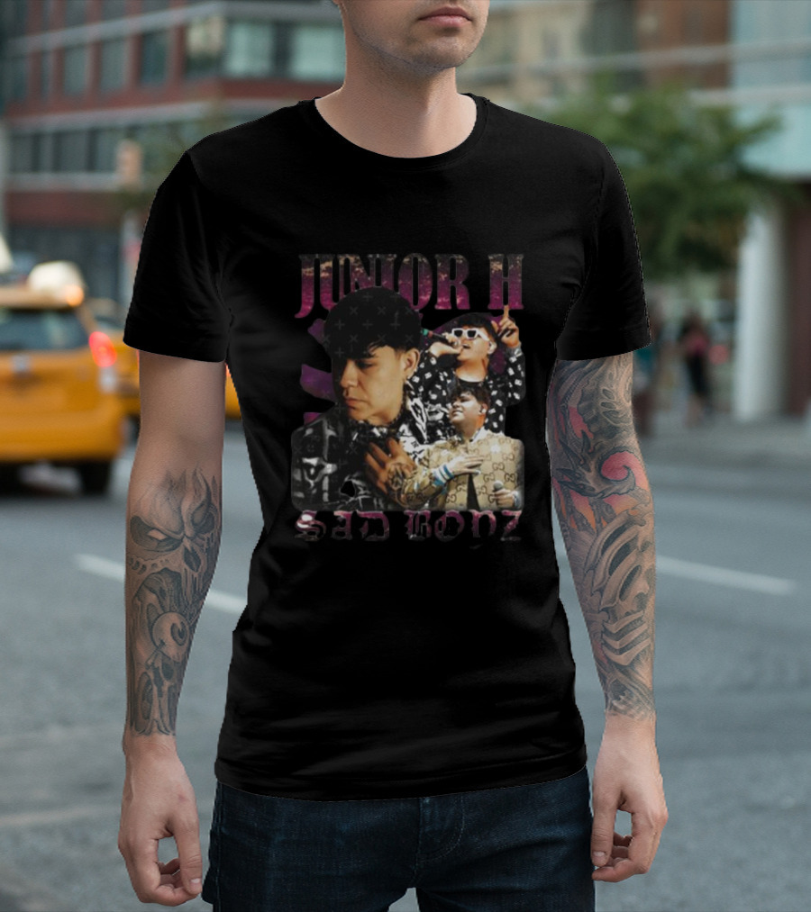 Junior H Sad Boyz Album Cover T-Shirt