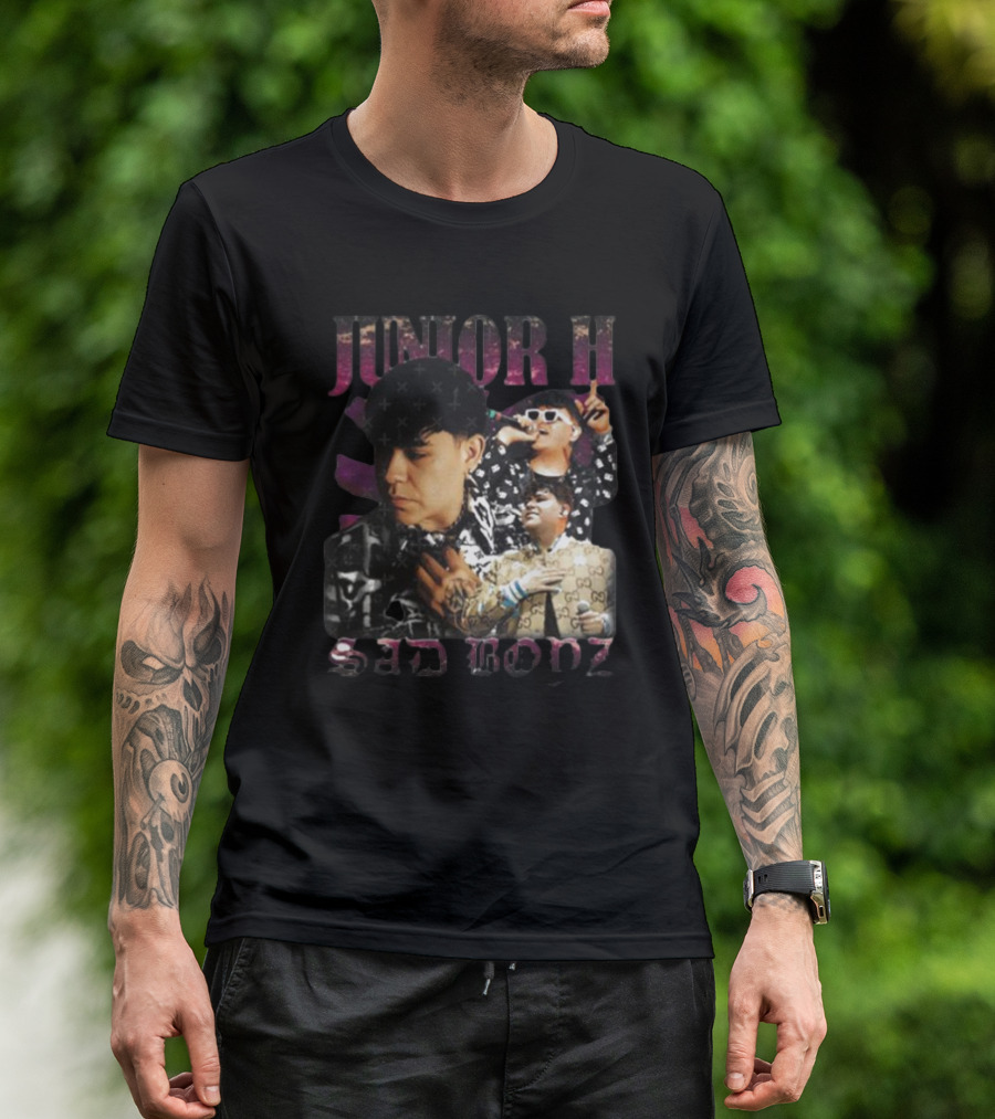 Junior H Sad Boyz Album Cover T-Shirt