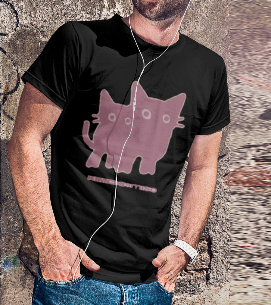 Twins Cat Kimchi Miso Retro Feline Duo T-Shirt