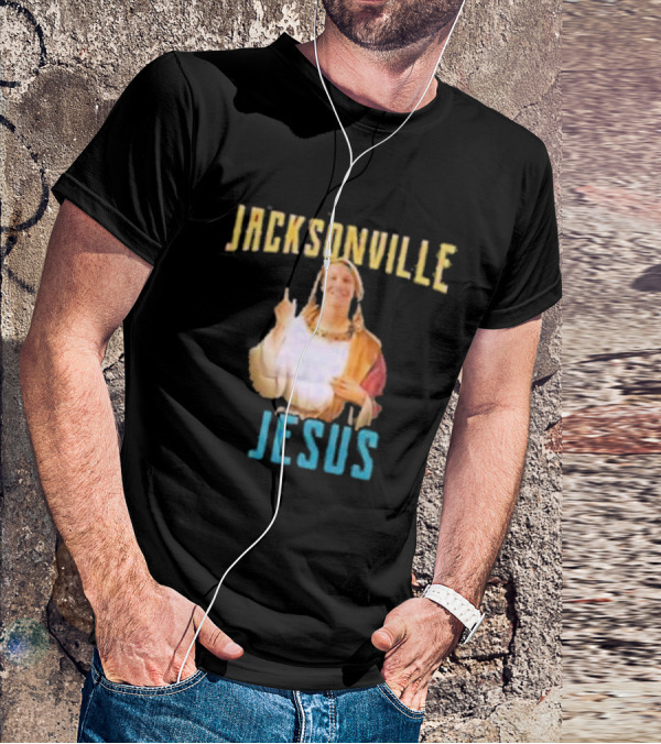 Jacksonville Jesus Finger Pointing Humor T-Shirt