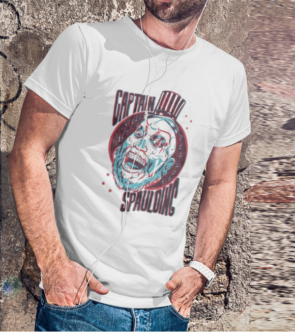 Captain Spaulding 3D Portrait House Of 1000 Corpses T-Shirt